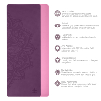 Yogamat Mandala Purple | Pink